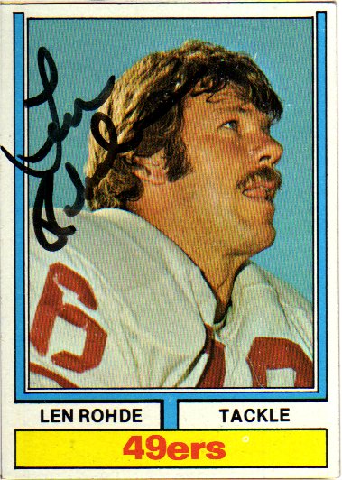 Len Rohde - San Francisco 49ers