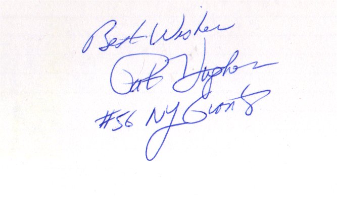 Pat Hughes - New York Giants