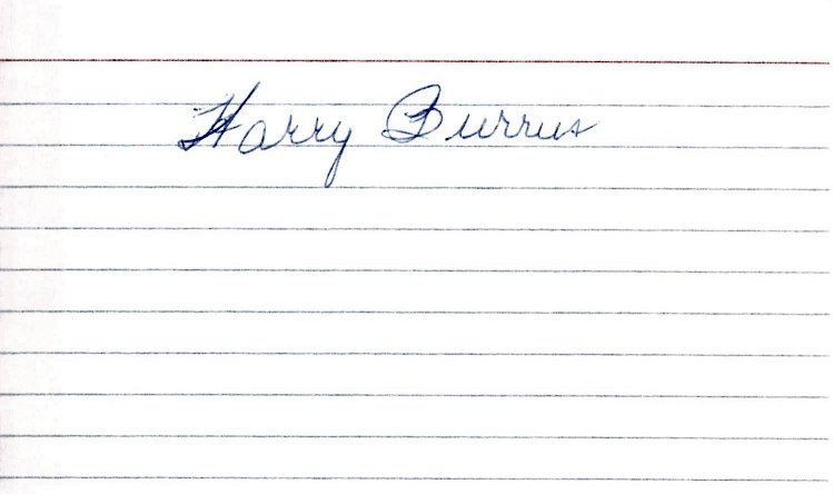 Harry Burrus - New York Yankees