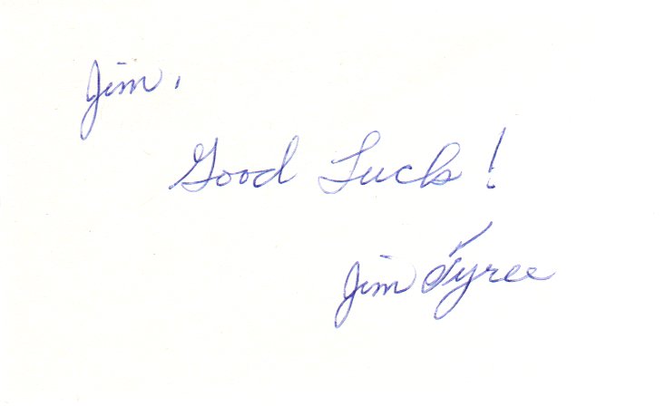 Jim Tyree - Boston Yanks