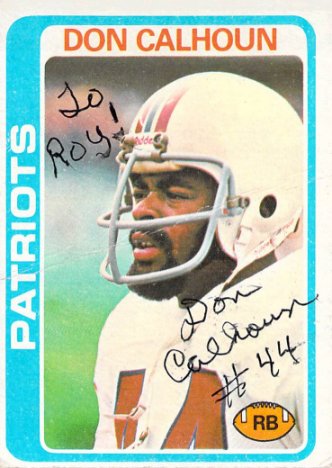 Don Calhoun - New England Patriots