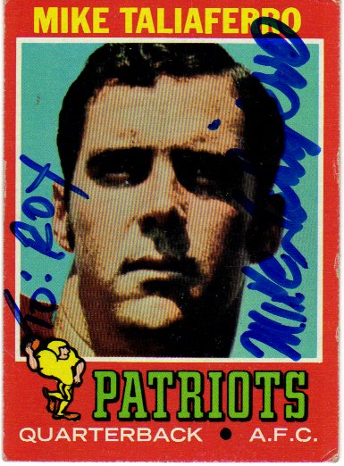 Mike Taliaferro - New England Patriots