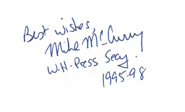 Mike McCurry - Author