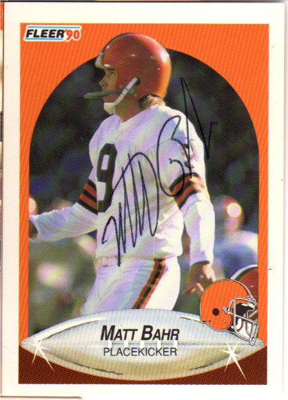 Matt Bahr - Cleveland Browns