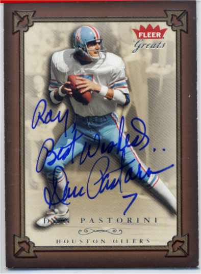 Dan Pastorini - Houston Oilers