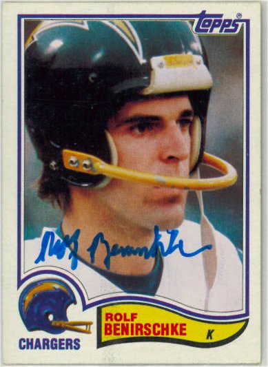 Rolf Benirschke - San Diego Chargers