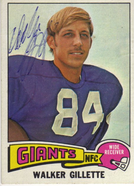 Walker Gillette - New York Giants