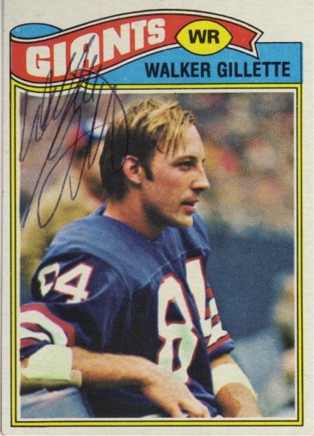 Walker Gillette - New York Giants