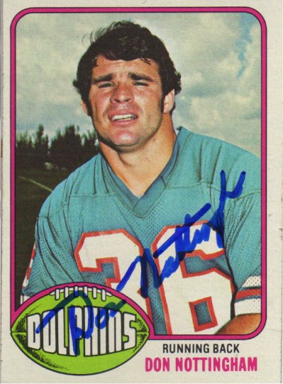Don Nottingham - Miami Dolphins