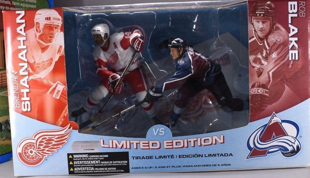 Brendan Shanahan vs. Rob Blake - Detroit Red Wings/Colorado Avalanche