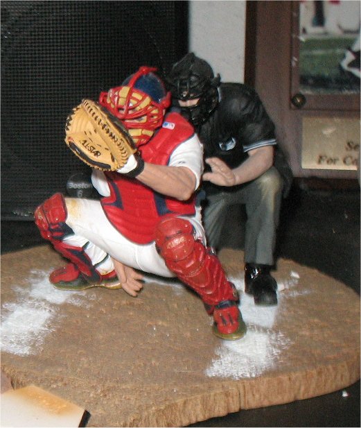 Jason Varitek w/ Umpire