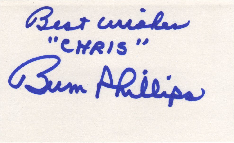 Bum Phillips - Houston Oilers