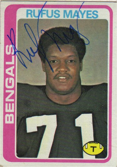 Rufus Mayes - Cincinnati Bengals