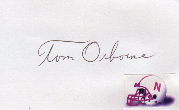 Tom Osborne - Nebraska Cornhuskers