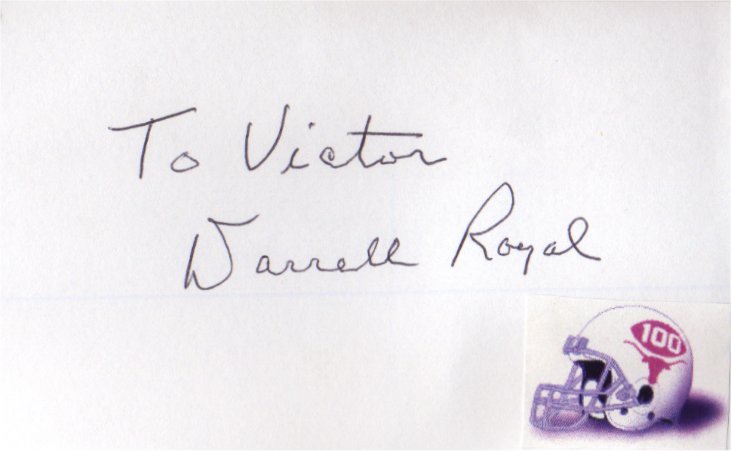 Darrell Royal - Texas Longhorns