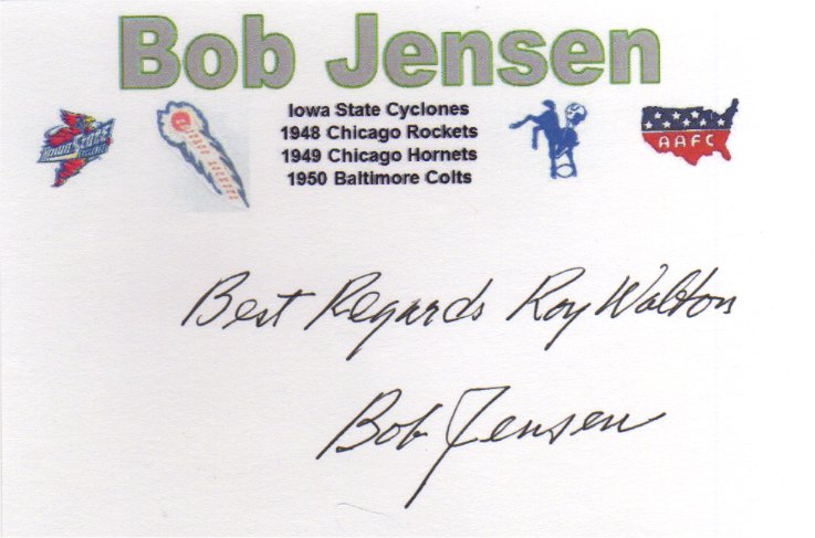 Bob Jenson - Chicago Rockets
