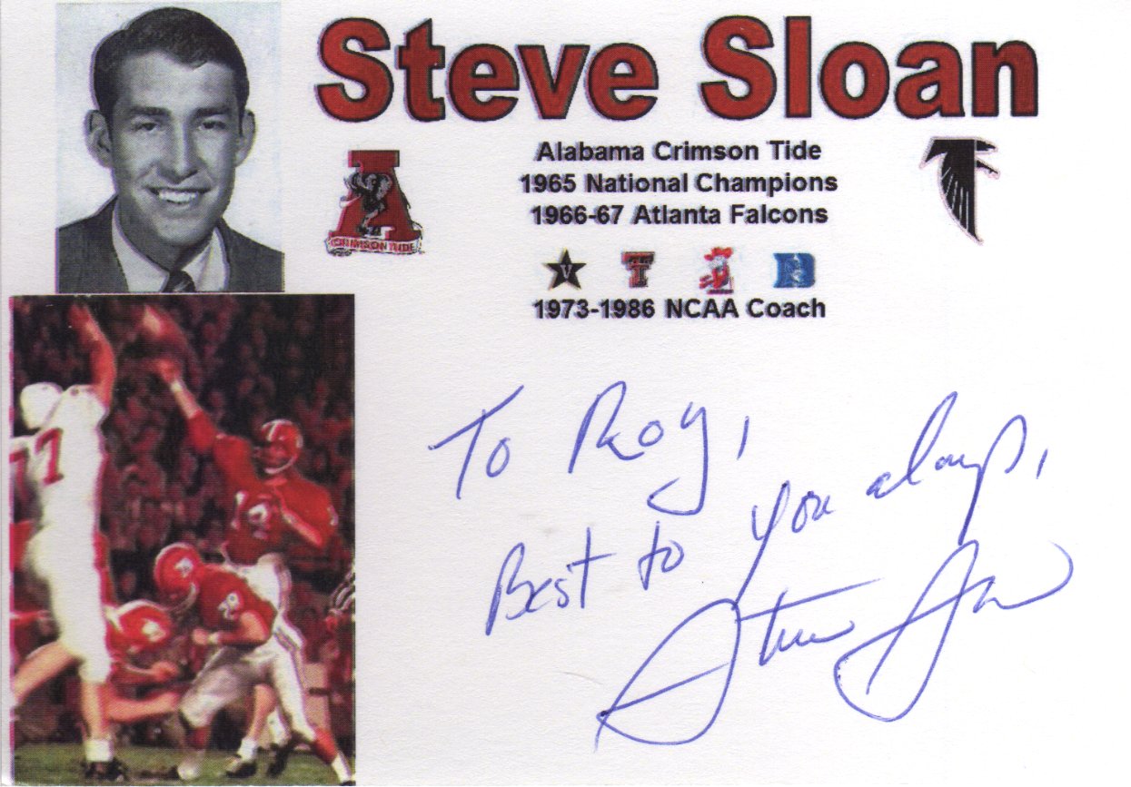 Steve Sloan - Atlanta Falcons
