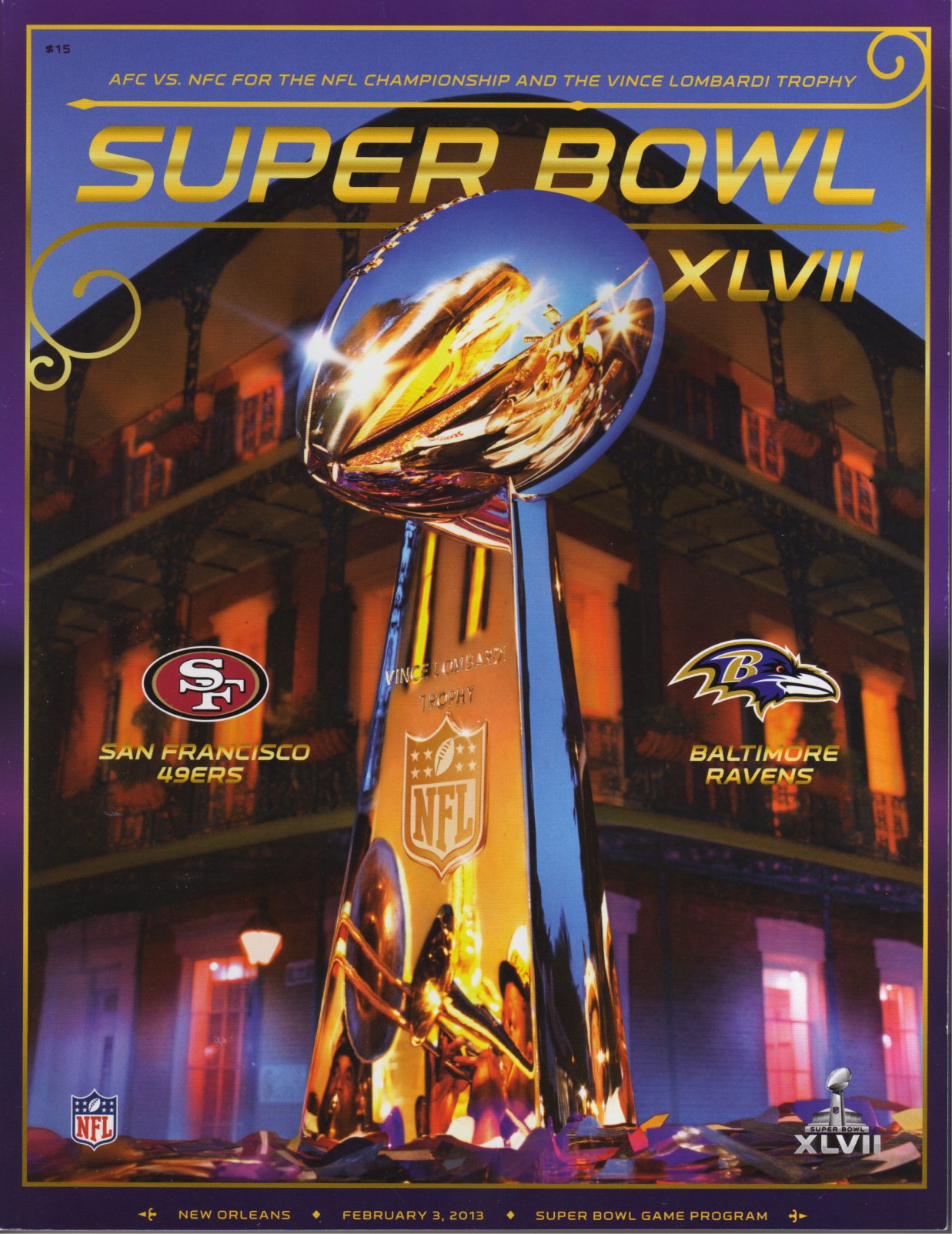 Stadium Issued - Super Bowl XLVII
