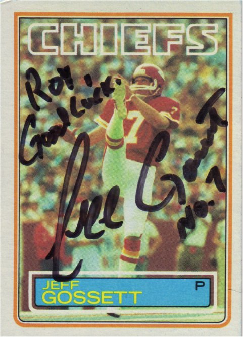 Jeff Gossett - Kansas City Chiefs