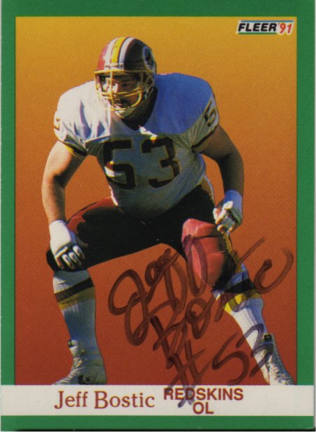Jeff Bostic - Washington Redskins