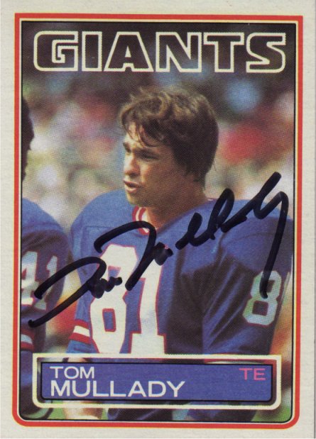 Tom Mullady - New York Giants