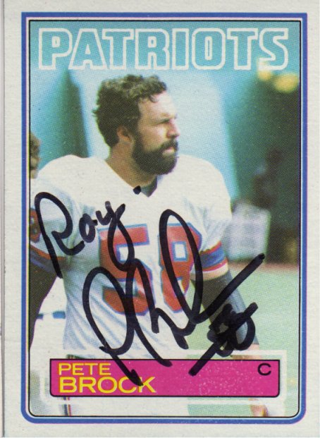Pete Brock - New England Patriots