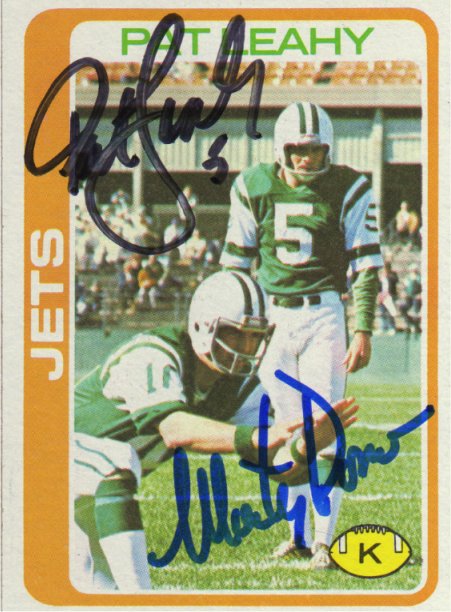 Pat Leahy/Marty Domres - New York Jets
