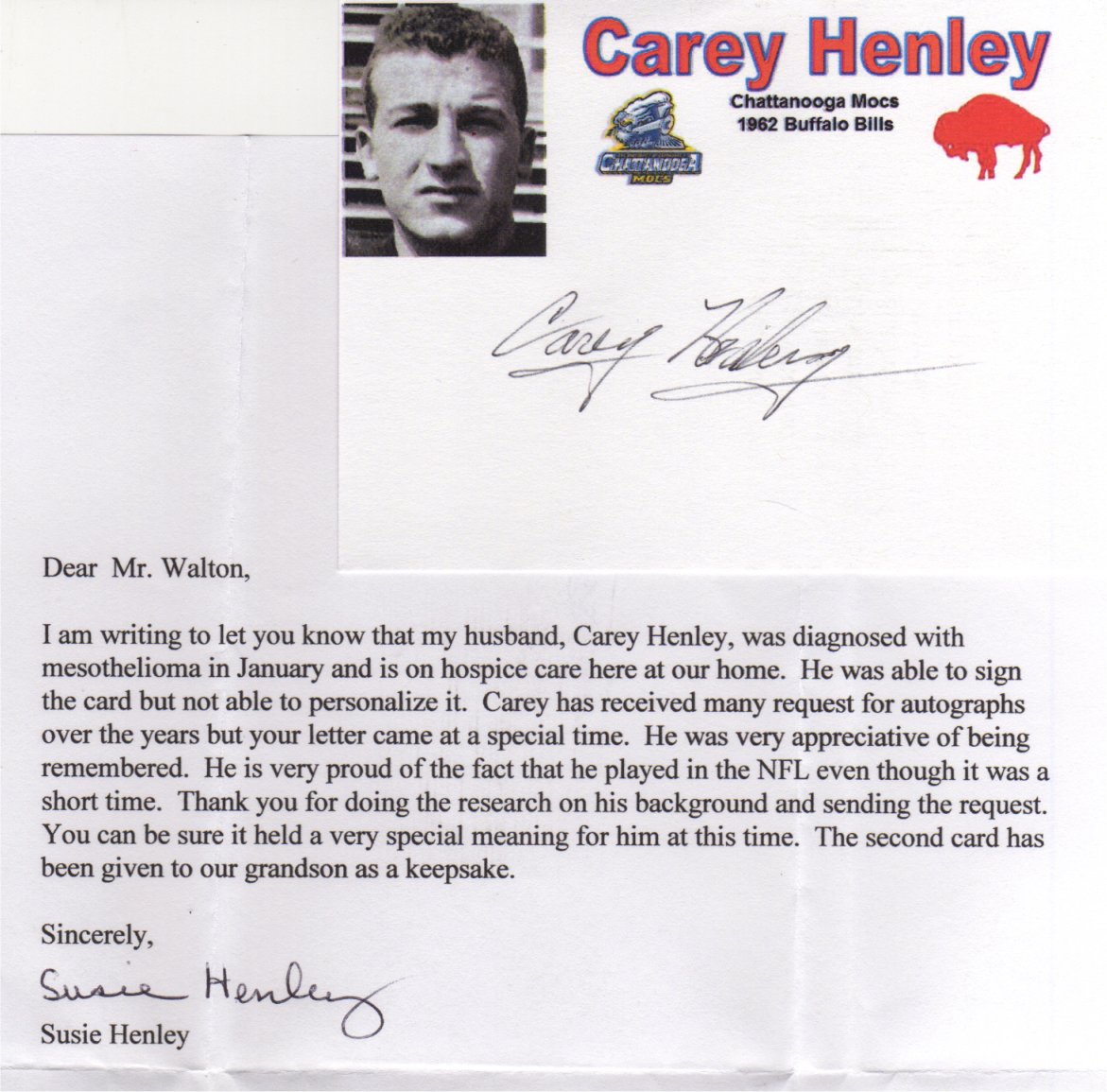 Carey Henley - Buffalo Bills