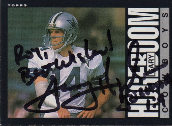 Gary Hogeboom - Dallas Cowboys
