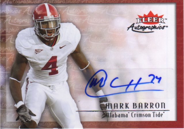 Mark Barron - Alabama Crimson Tide
