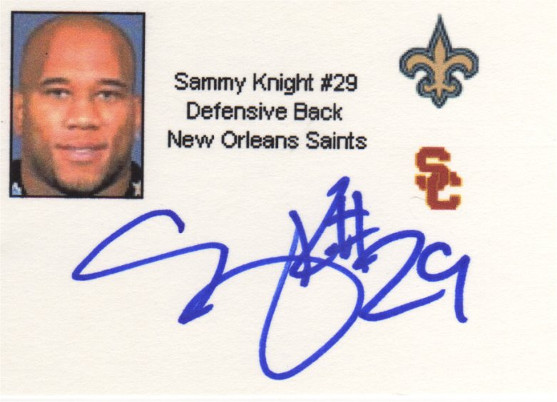 Sammy Knight - New Orleans Saints