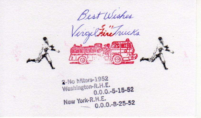 Virgil Trucks - MLB Detroit Tigers