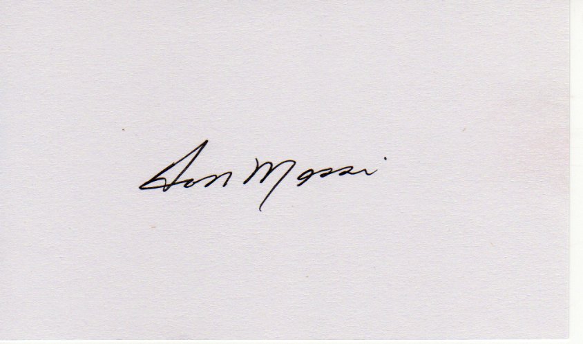Don Mossi - MLB Cleveland Indians