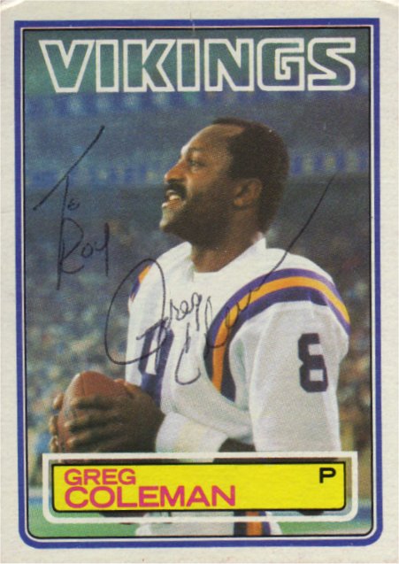 Greg Coleman - Minnesota Vikings