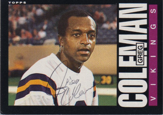 Greg Coleman - Minnesota Vikings