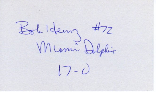 Bob Heinz - Miami Dolphins