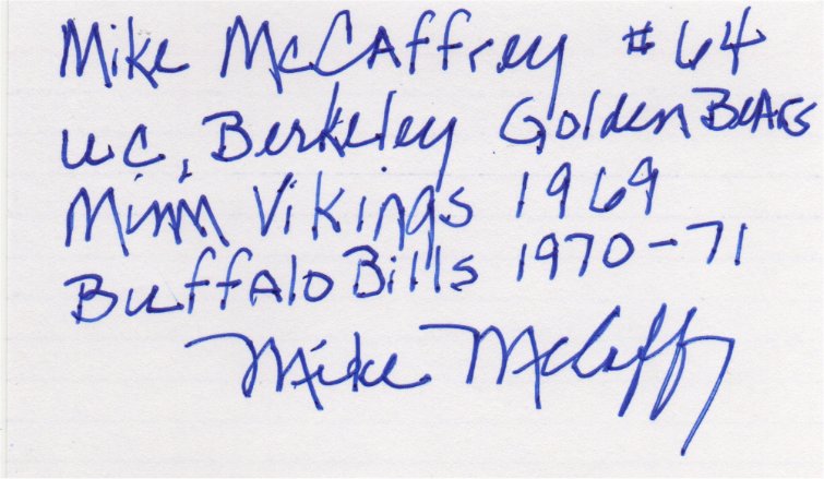 Mike McCaffrey - Minnesota Vikings