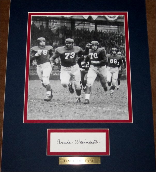 Arnie Weinmeister (HOF) - New York Yanks