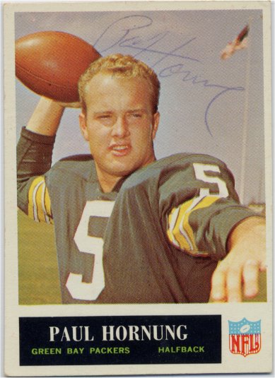 Paul Hornung HOF - Green Bay Packers