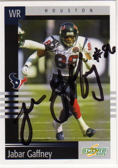 Jabar Gaffney - Houston Texans