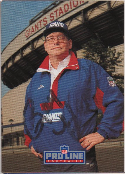 Ray Handley - New York Giants