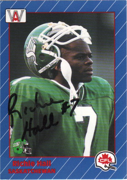 Richie Hall - Saskatchewan Roughriders
