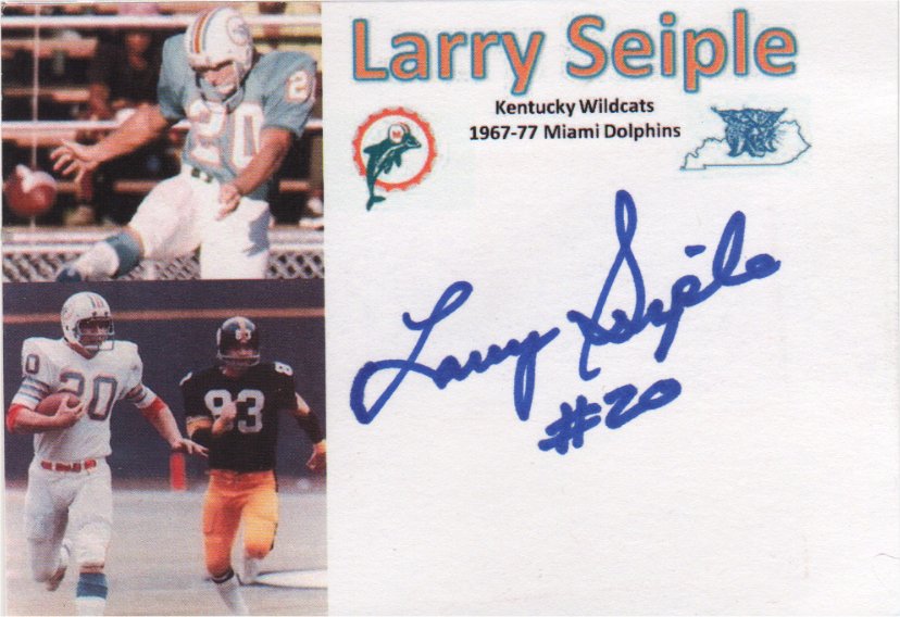 Larry Seiple - Miami Dolphins