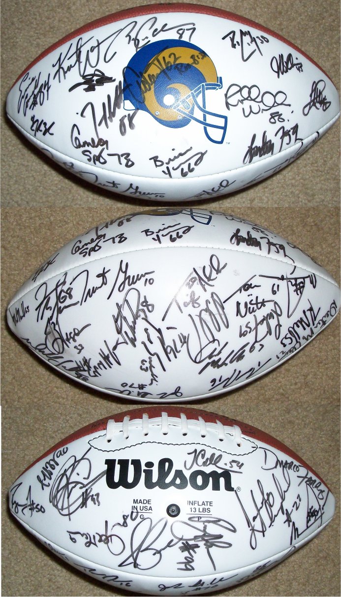 Team Signed - St Louis Rams