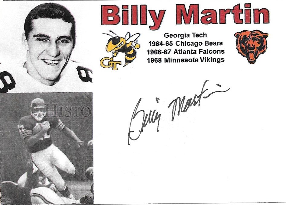 Billy Martin - Chicago Bears