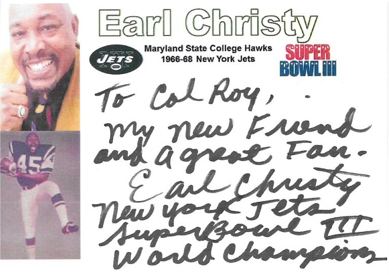 Earl Christy - New York Jets