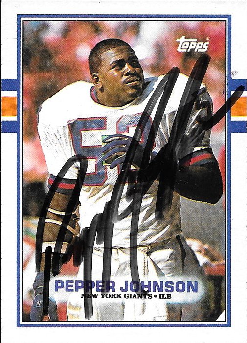Pepper Johnson - New York Giants