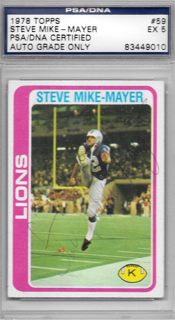 Steve Mike~Mayer - Detroit Lions