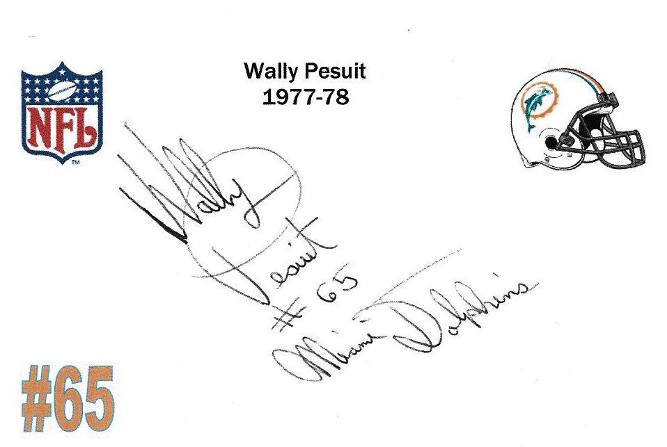 Wally Pesuit - Miami Dolphins