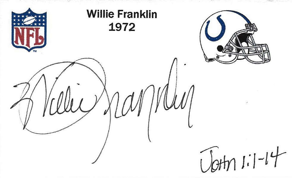 Willie Franklin - Baltimore Colts
